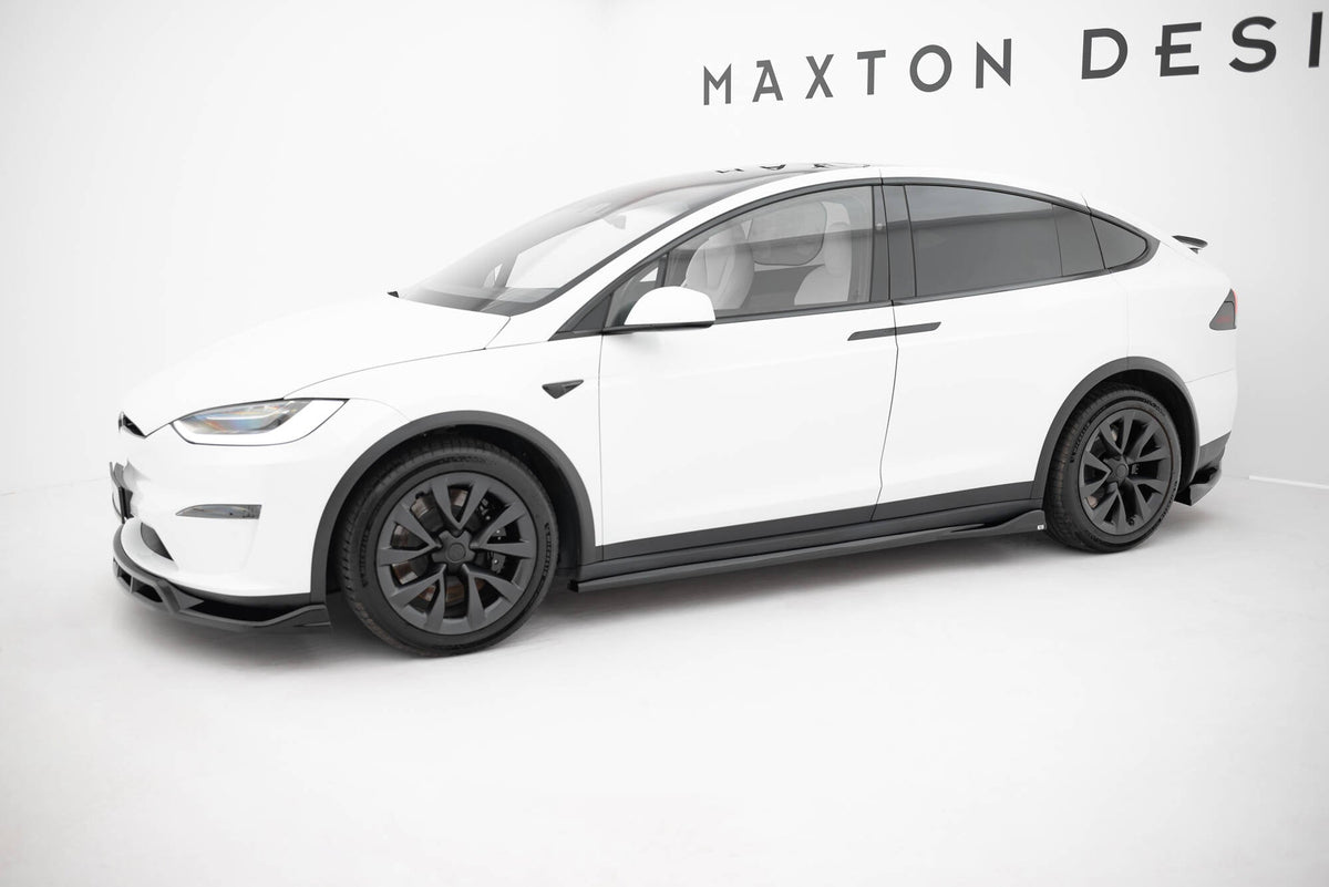 Sidokjolar Diffusers V.2 för Tesla Model X Mk1 Facelift