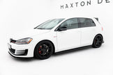 Sidokjolar Diffusers V.2 för Volkswagen Golf GTI / GTD Mk7 / Mk7 Facelift (narrow)