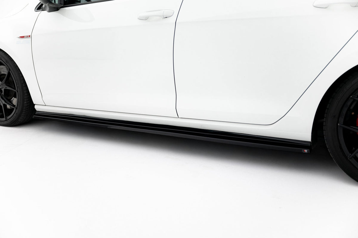 Sidokjolar Diffusers V.2 för Volkswagen Golf GTI / GTD Mk7 / Mk7 Facelift (narrow)