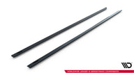 Sidokjolar Diffusers V.2 för Volkswagen Golf R / R-Line Mk7 Facelift
