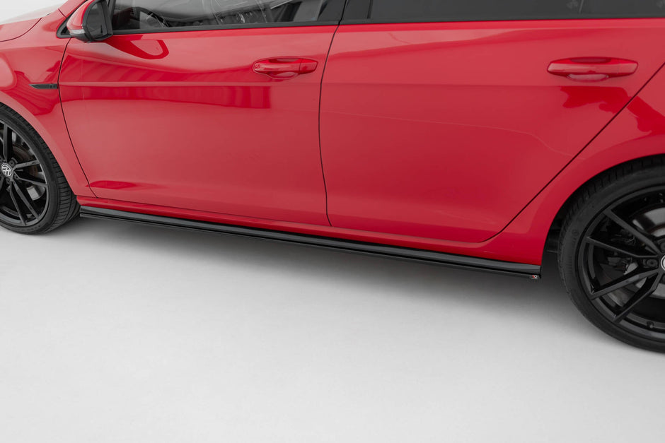 Sidokjolar Diffusers V.2 för Volkswagen Golf R / R-Line Mk7 Facelift