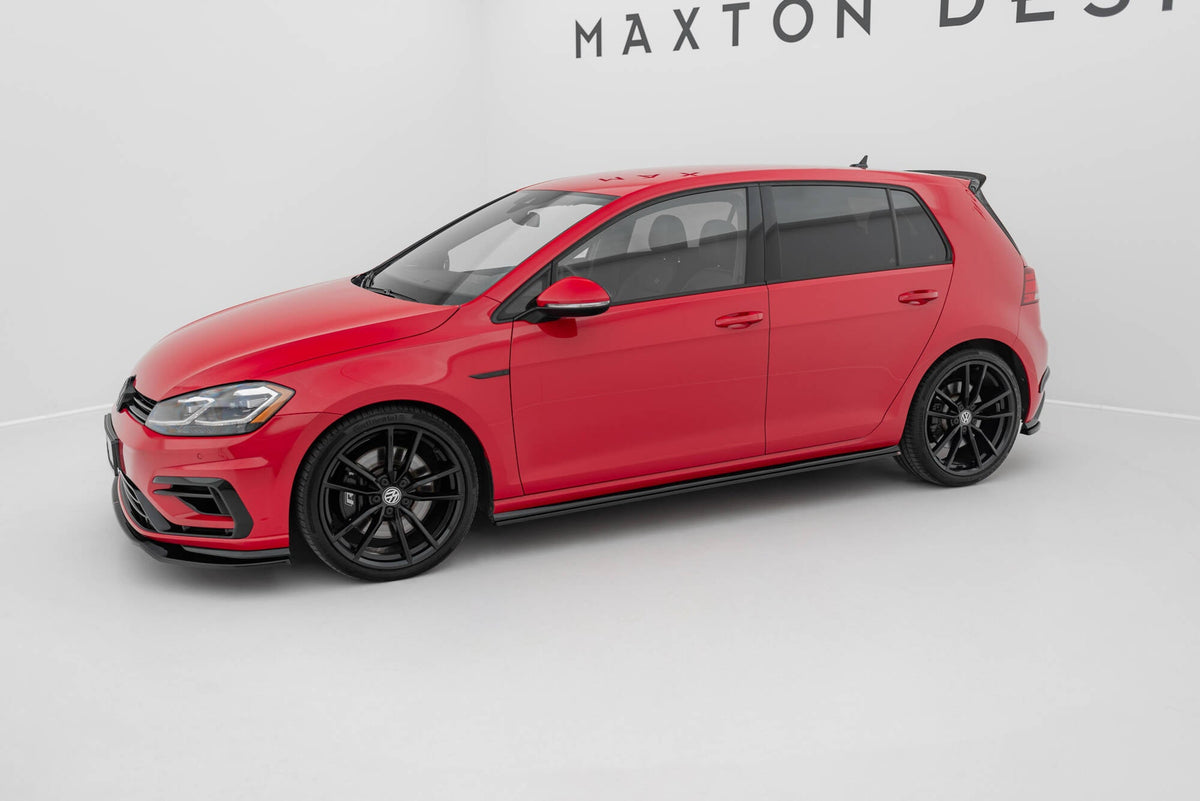 Sidokjolar Diffusers V.2 för Volkswagen Golf R / R-Line Mk7 Facelift