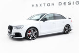 Sidokjolar Diffusers V.3 för Audi RS3 Sedan 8V Facelift