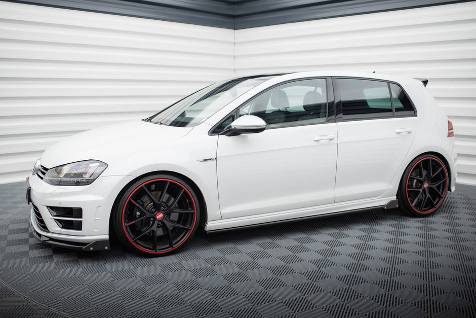 Sidokjolar Diffusers V.3 + Flaps för Volkswagen Golf R / R-Line Mk7