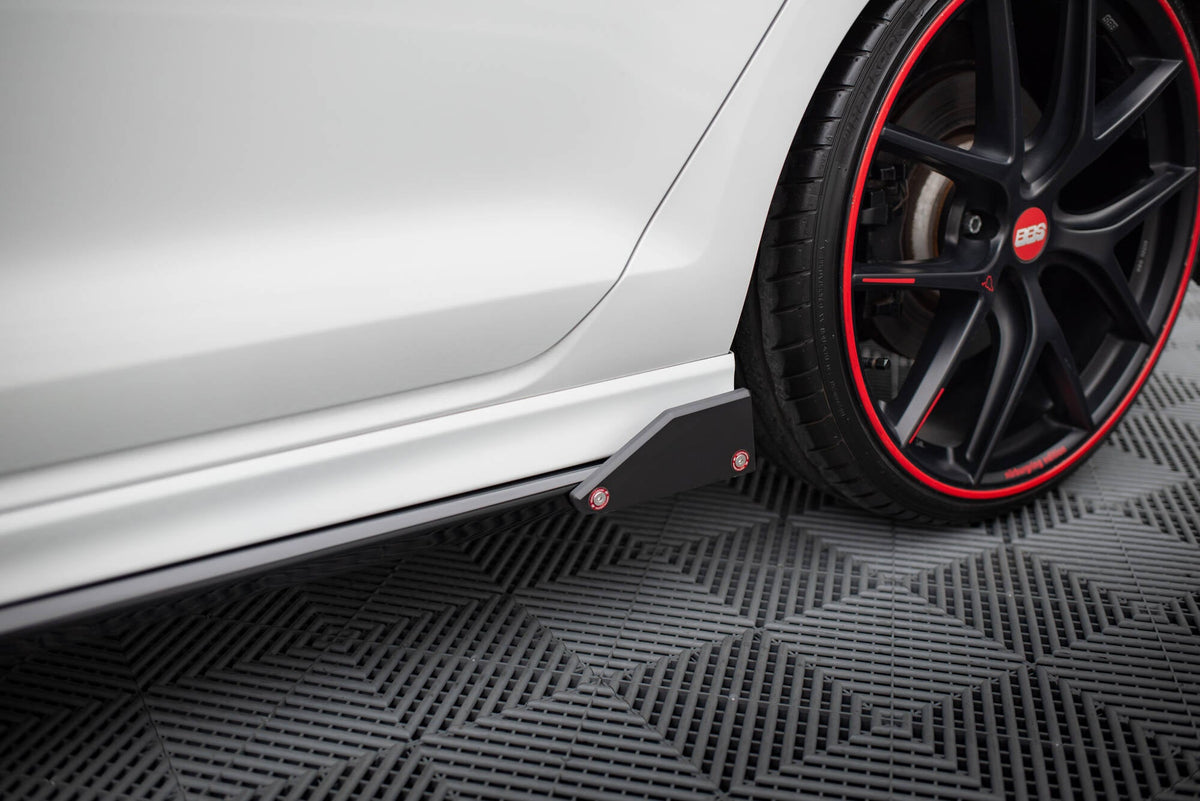 Sidokjolar Diffusers V.3 + Flaps för Volkswagen Golf R / R-Line Mk7