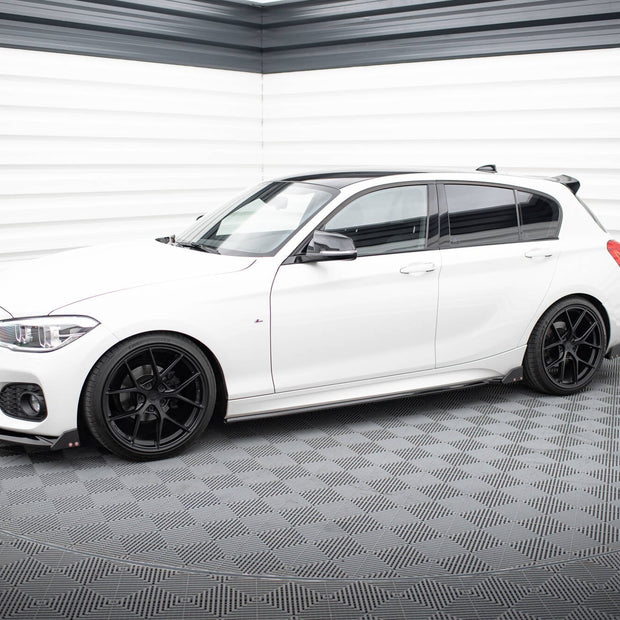 Sidokjolar Diffusers V.4 + Flaps för BMW 1 M-Pack / M140i F20 Facelift