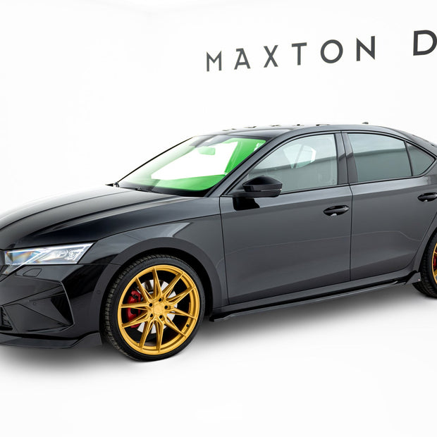 Sidokjolar Diffusers V.4 för Skoda Octavia RS Liftback / Combi Mk4 Facelift