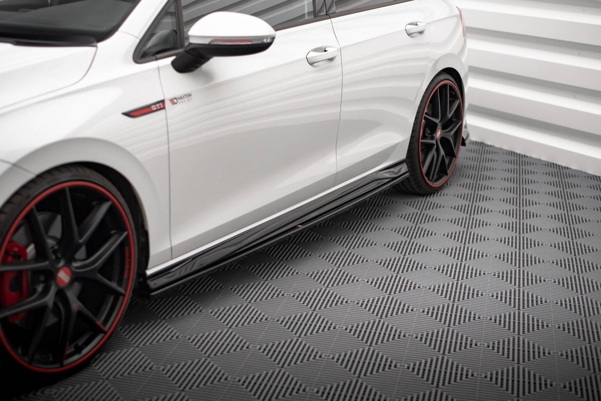 Sidokjolar Diffusers V.4 för Volkswagen Golf GTI / GTE / GTI Clubsport / GTD / R-Line Mk8