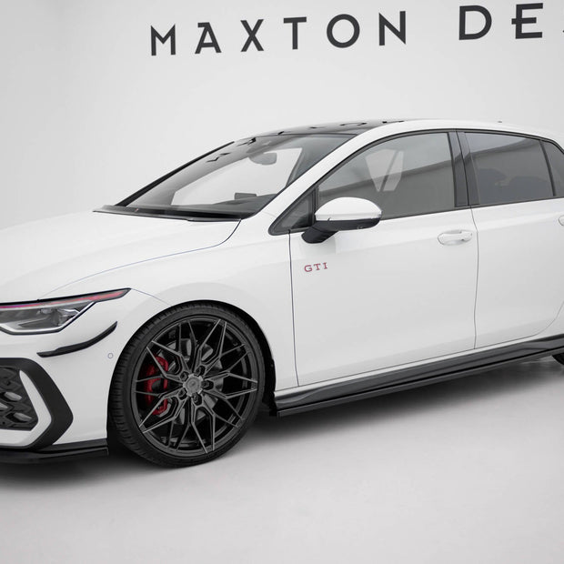 Sidokjolar Diffusers V.4 för Volkswagen Golf GTI / GTE / GTI Clubsport / GTD / R-Line Mk8