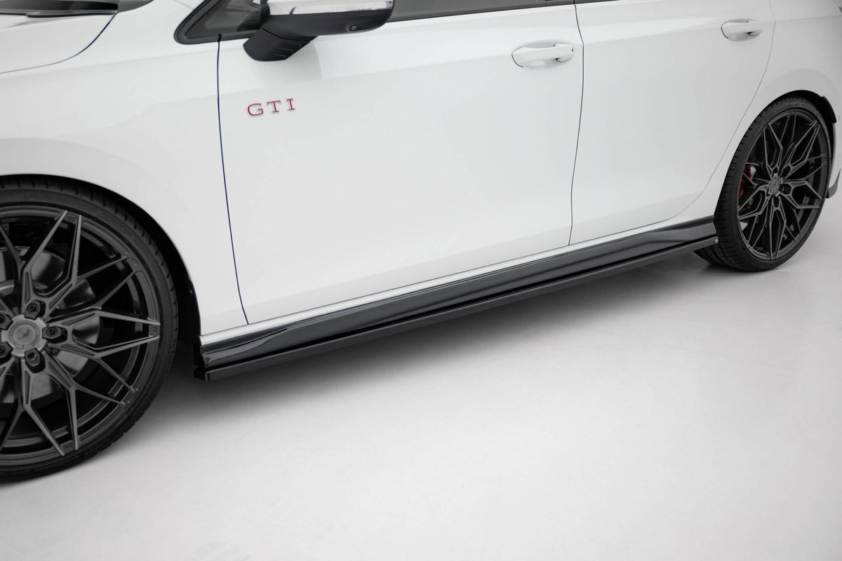 Sidokjolar Diffusers V.4 för Volkswagen Golf GTI / GTE / GTI Clubsport / GTD / R-Line Mk8
