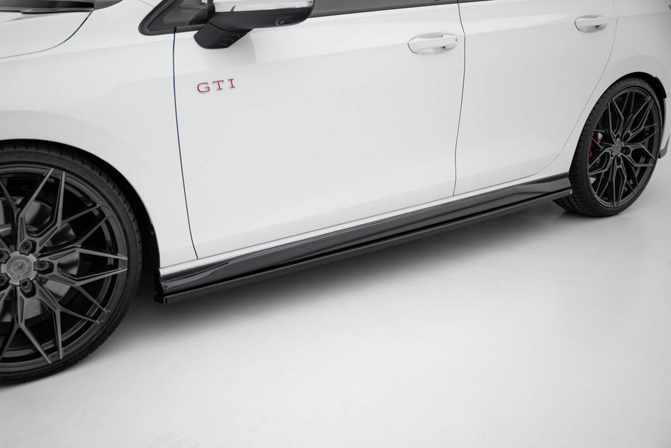 Sidokjolar Diffusers V.4 för Volkswagen Golf GTI / GTE / GTI Clubsport / GTD / R-Line Mk8