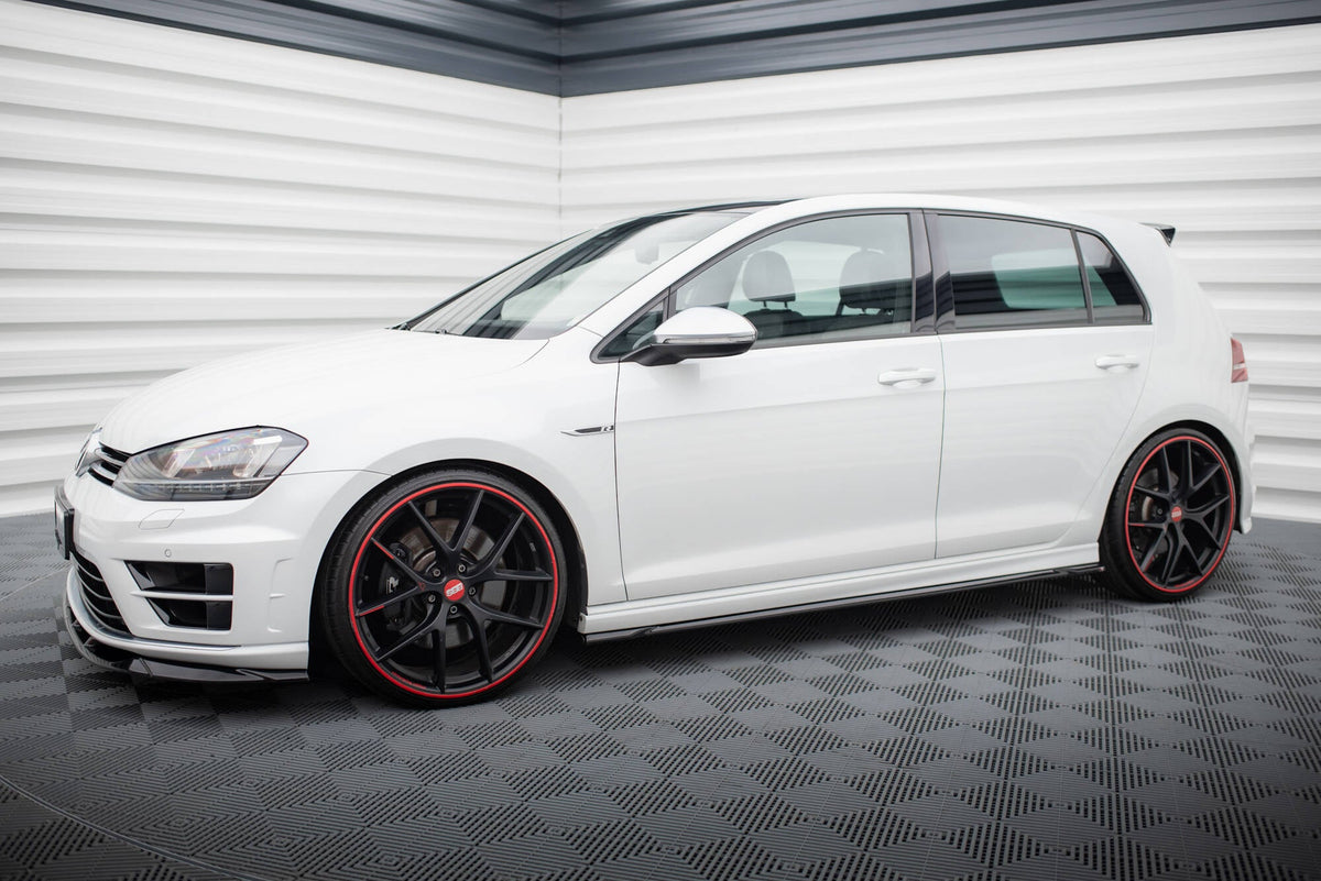 Sidokjolar Diffusers V.4 för Volkswagen Golf R / R-Line Mk7