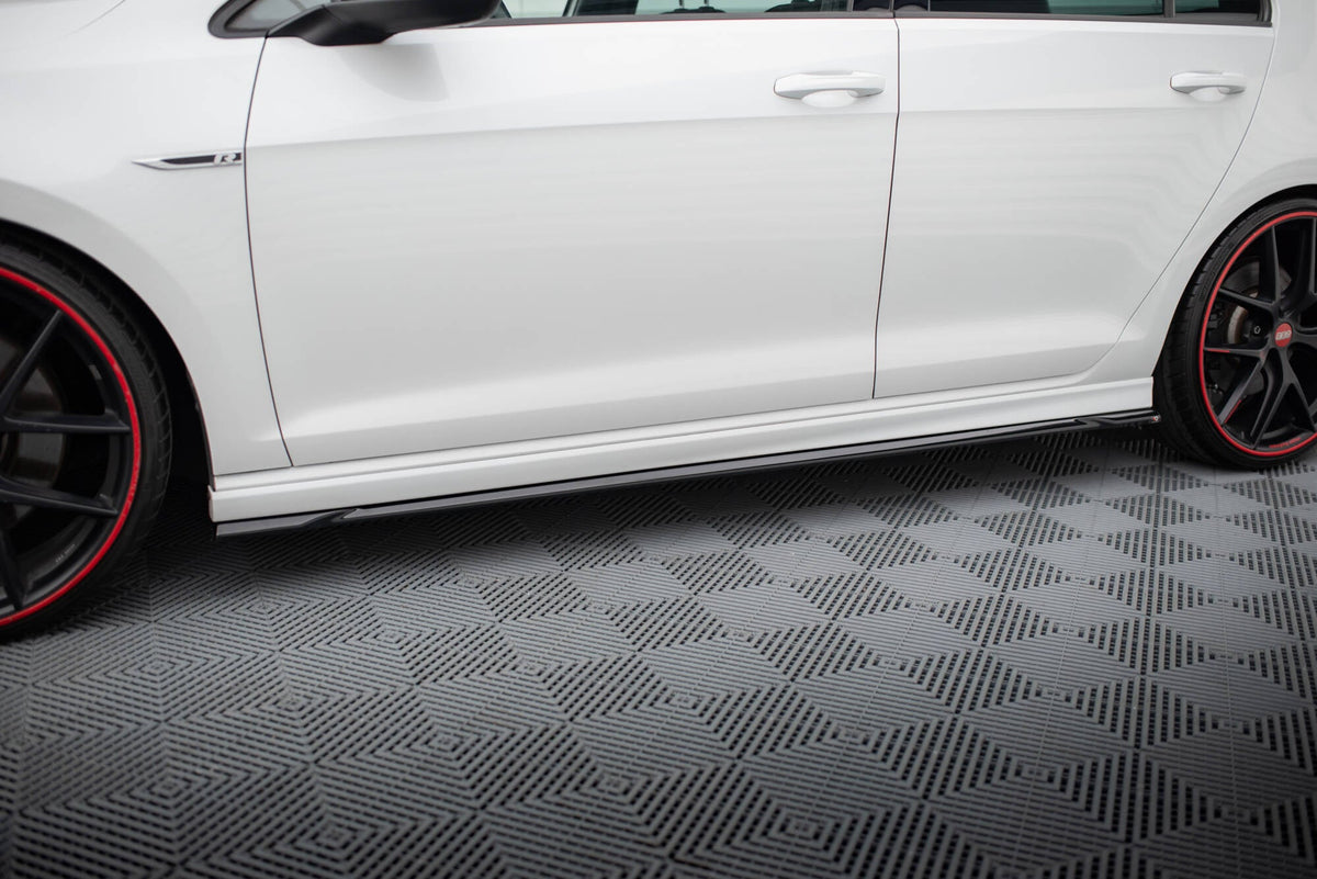 Sidokjolar Diffusers V.4 för Volkswagen Golf R / R-Line Mk7