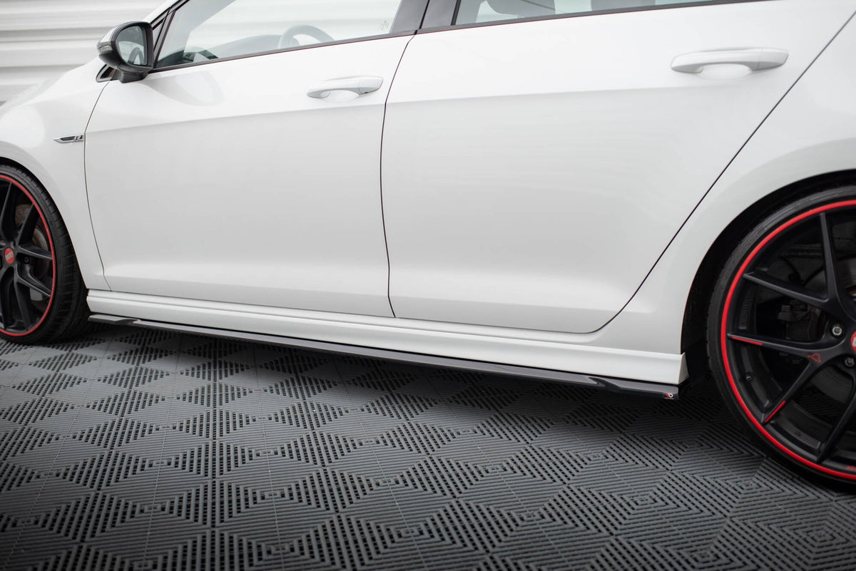 Sidokjolar Diffusers V.4 för Volkswagen Golf R / R-Line Mk7