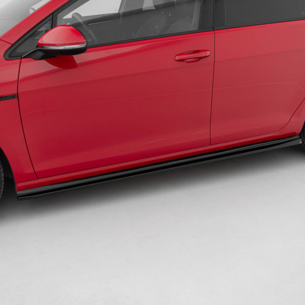 Sidokjolar Diffusers V.4 för Volkswagen Golf R / R-Line Mk7 Facelift