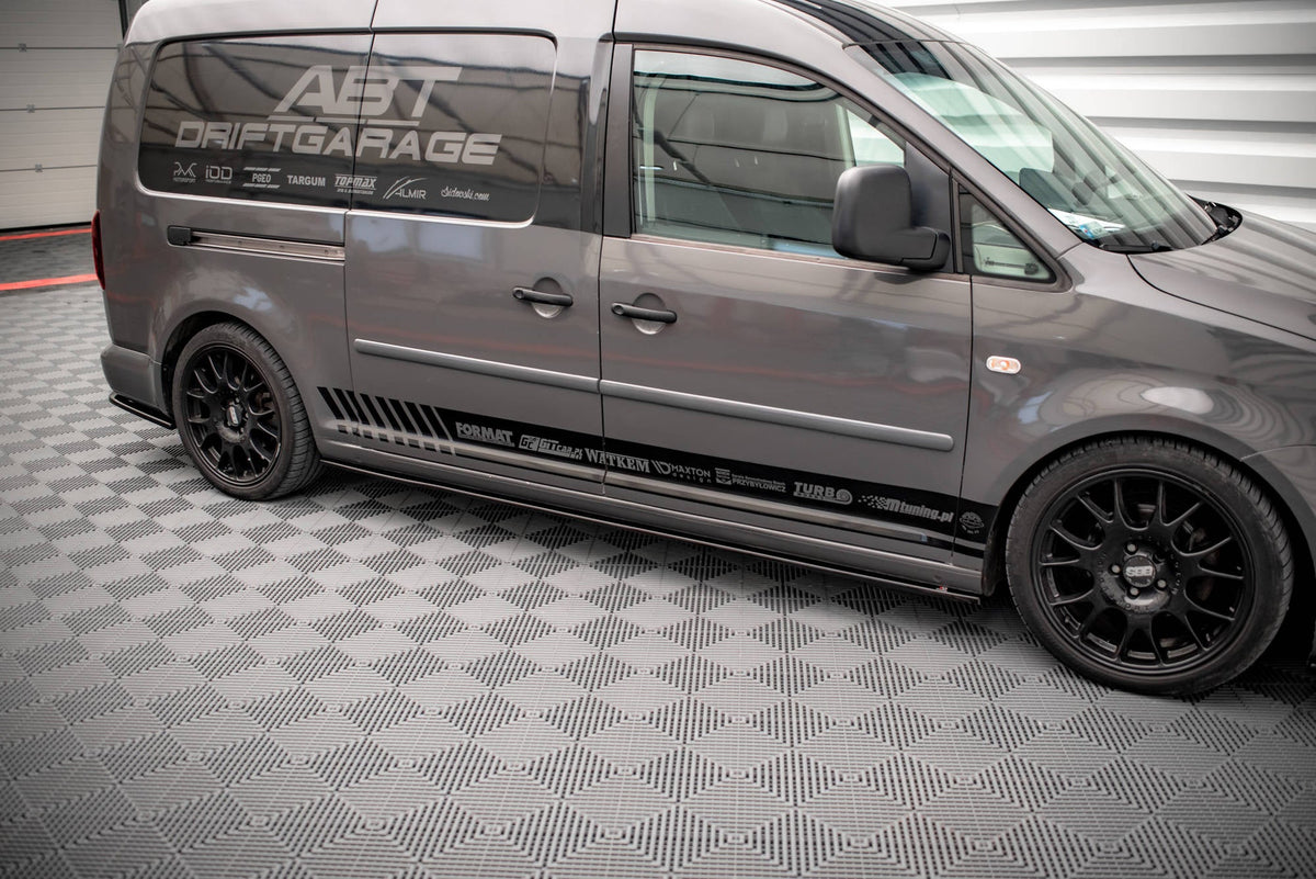 Sidokjolar Diffusers för Volkswagen Caddy Long Mk3 Facelift