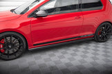 Sidokjolar Diffusers för Volkswagen Golf GTI Clubsport Mk7