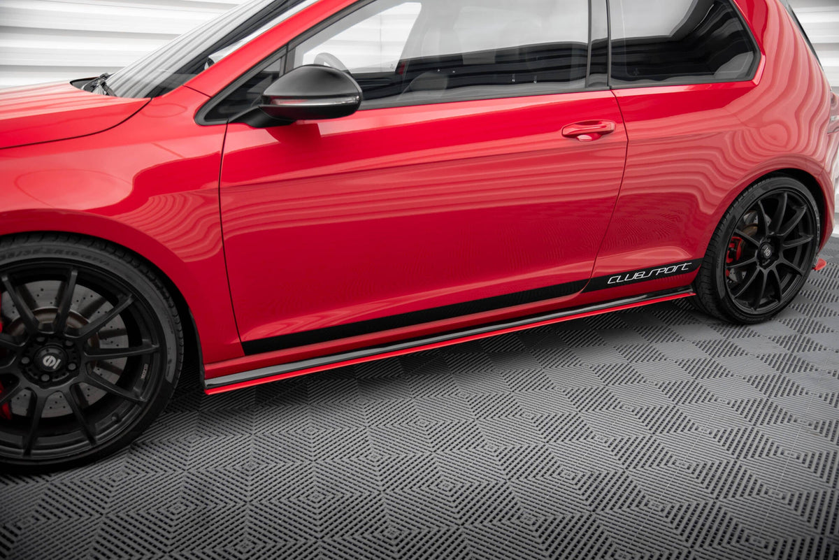 Sidokjolar Diffusers för Volkswagen Golf GTI Clubsport Mk7