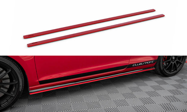 Sidokjolar Diffusers för Volkswagen Golf GTI Clubsport Mk7
