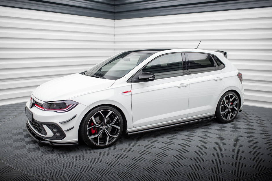 Sidokjolar Diffusers för Volkswagen Polo GTI Mk6 Facelift