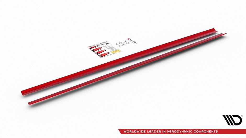 Sidokjolar Diffusers för Volkswagen Polo GTI / R-line Mk6
