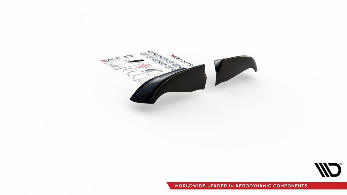 Front Side Splitters + Frontläpp Set för BMW M5 / 5 M-Pack E39