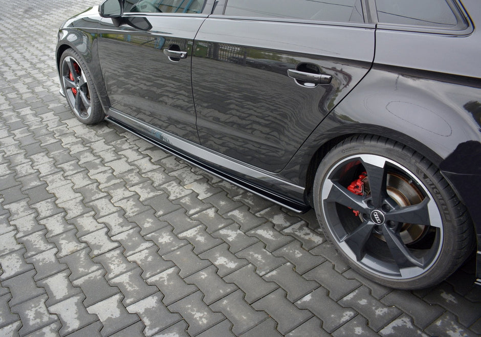 Sidokjolar Diffusers för Audi RS3 Sportback 8V Facelift
