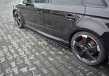 Sidokjolar Diffusers för Audi RS3 Sportback 8V Facelift