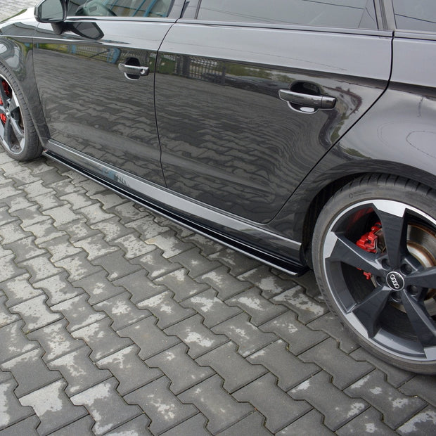 Sidokjolar Diffusers för Audi RS3 Sportback 8V Facelift