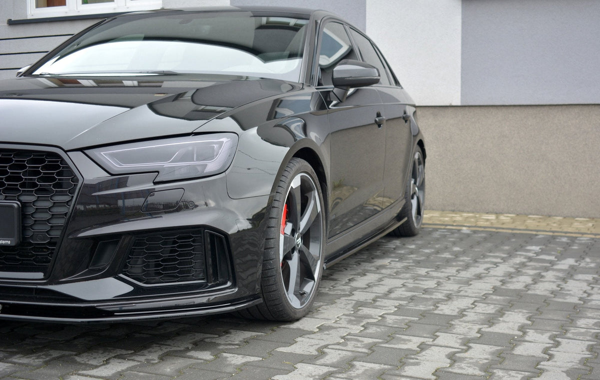 Sidokjolar Diffusers för Audi RS3 Sportback 8V Facelift