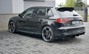 Sidokjolar Diffusers för Audi RS3 Sportback 8V Facelift
