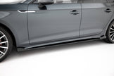 Street Pro Sidokjolar Diffusers + Flaps för Audi A5 Sportback F5 Facelift