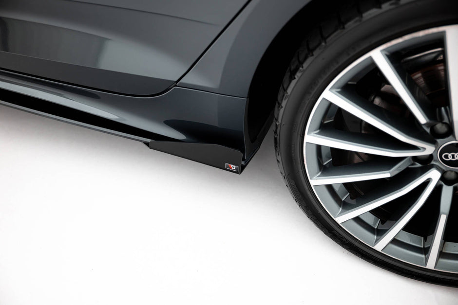 Street Pro Sidokjolar Diffusers + Flaps för Audi A5 Sportback F5 Facelift