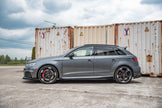 Street Pro Sidokjolar Diffusers + Flaps för Audi RS3 8V Sportback