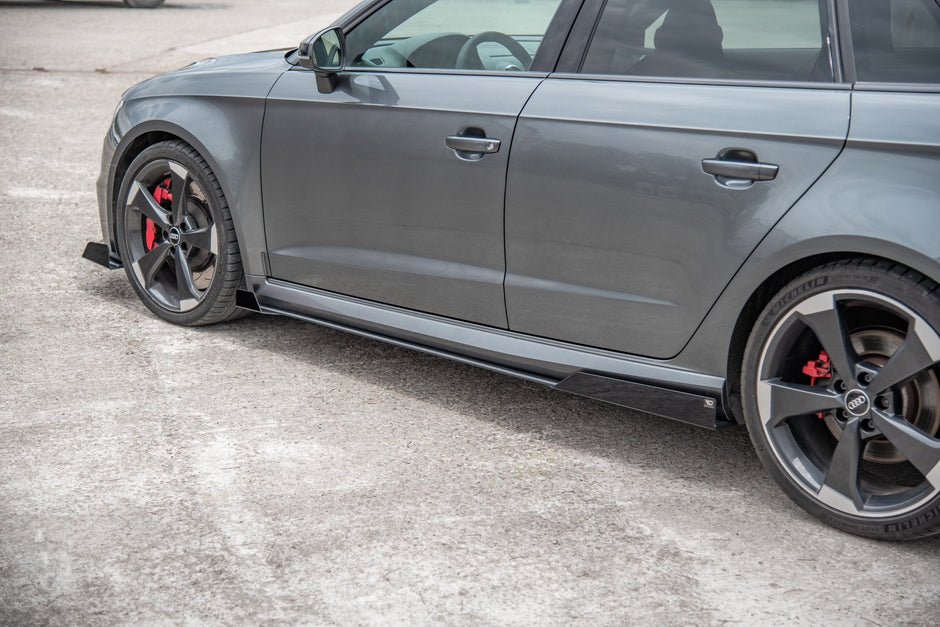 Street Pro Sidokjolar Diffusers + Flaps för Audi RS3 8V Sportback