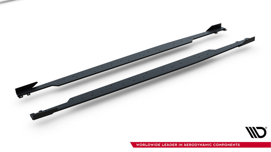 Street Pro Sidokjolar Diffusers + Flaps för Audi RS3 Sportback 8Y Facelift