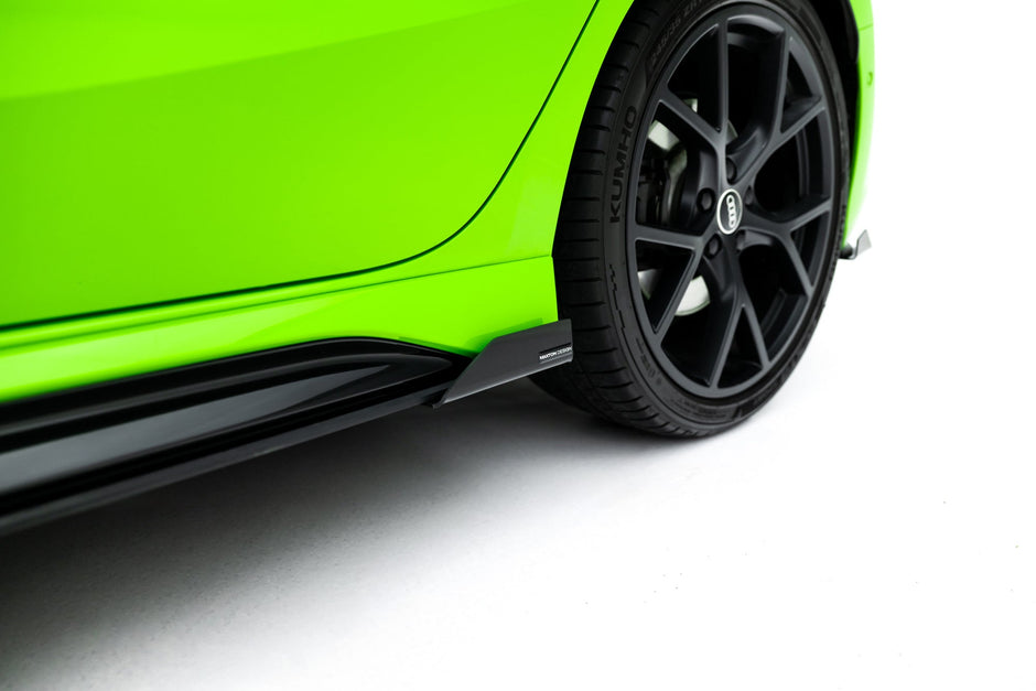 Street Pro Sidokjolar Diffusers + Flaps för Audi RS3 Sportback 8Y Facelift