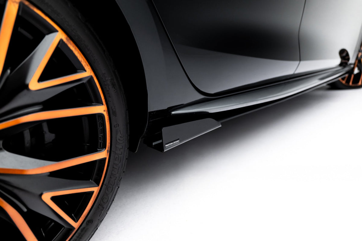 Street Pro Sidokjolar Diffusers + Flaps för Cupra Leon ST / Hatchback Aero Mk1 / Mk1 Facelift