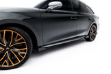 Street Pro Sidokjolar Diffusers + Flaps för Cupra Leon ST / Hatchback Aero Mk1 / Mk1 Facelift