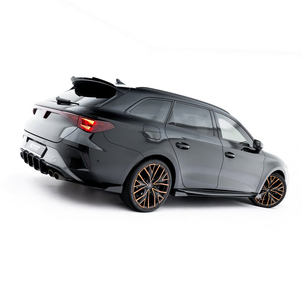 Street Pro Sidokjolar Diffusers + Flaps för Cupra Leon ST / Hatchback Aero Mk1 / Mk1 Facelift