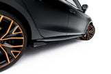 Street Pro Sidokjolar Diffusers + Flaps för Cupra Leon ST / Hatchback Aero Mk1 / Mk1 Facelift