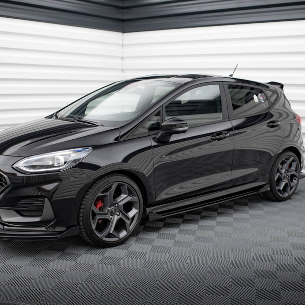 Street Pro Sidokjolar Diffusers + Flaps för Ford Fiesta ST / ST-Line Mk8