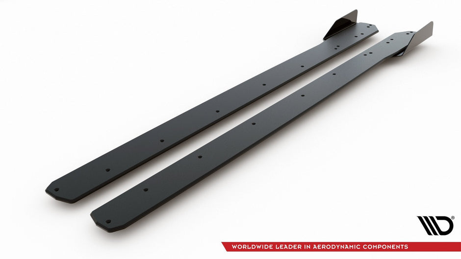 Street Pro Sidokjolar Diffusers + Flaps för Ford Focus ST / ST-Line Mk4