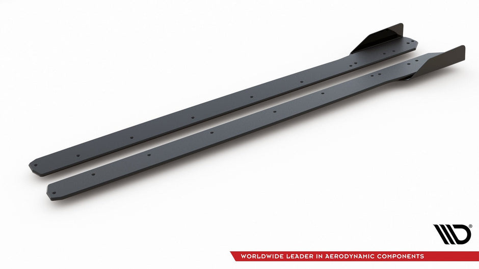 Street Pro Sidokjolar Diffusers + Flaps för Ford Focus ST / ST-Line Mk4
