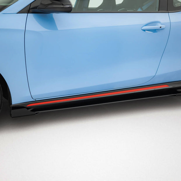 Street Pro Sidokjolar Diffusers + Flaps för Hyundai Veloster N Mk2