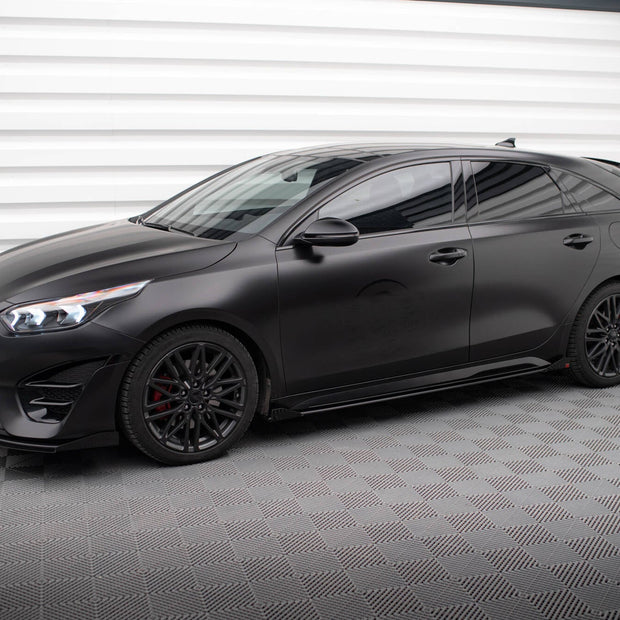 Street Pro Sidokjolar Diffusers + Flaps för Kia Proceed GT / GT-Line Mk1 Facelift / Ceed GT Mk3 Facelift