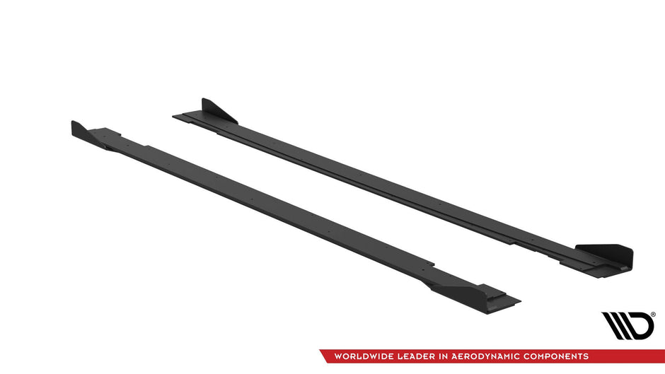 Street Pro Sidokjolar Diffusers + Flaps för Kia Stinger GT / GT-Line / Standard Mk1