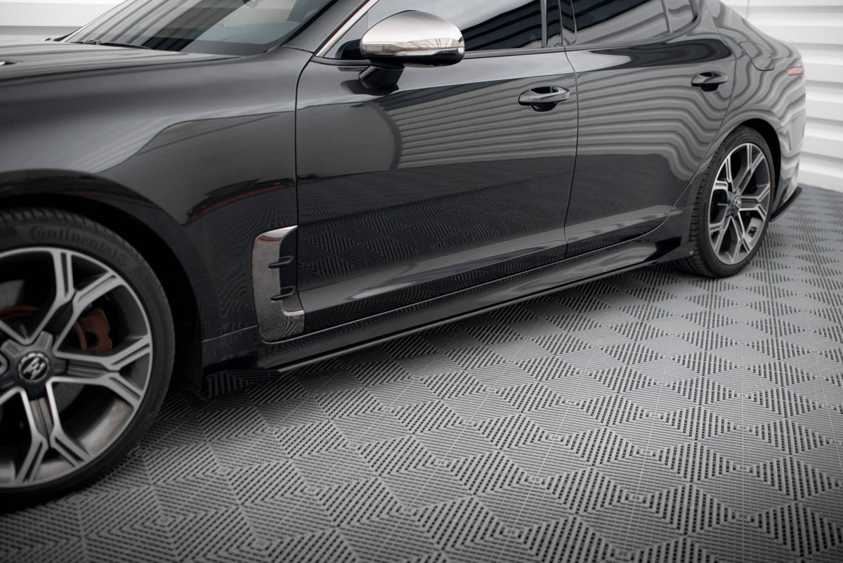Street Pro Sidokjolar Diffusers + Flaps för Kia Stinger GT / GT-Line / Standard Mk1