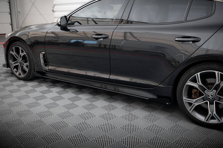 Street Pro Sidokjolar Diffusers + Flaps för Kia Stinger GT / GT-Line / Standard Mk1