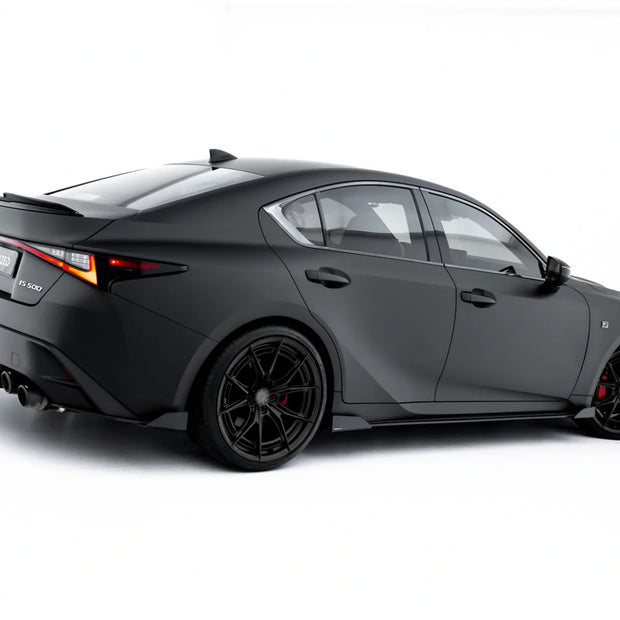 Street Pro Sidokjolar Diffusers + Flaps för Lexus IS 500 Mk3 Facelift 2 (XE30)